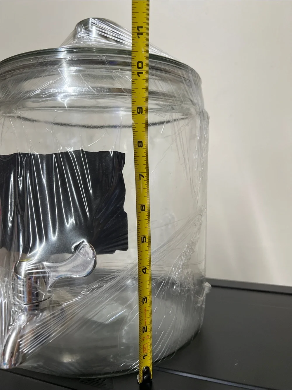 Target Clear Glass Beverage Dispenser with Silver Spigot